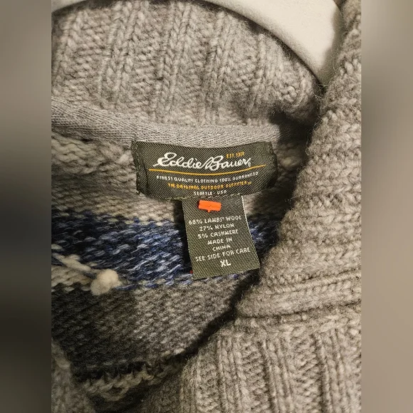 Eddie Bauer Vintage Wool Cardigan - Picture 4 of 4